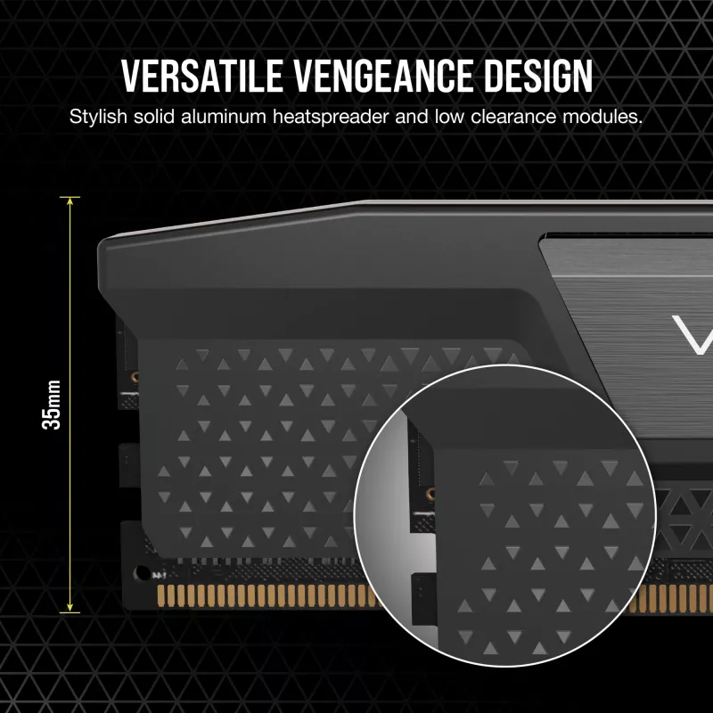 Kit de memória VENGEANCE® 48GB (2x24GB) DDR5 DRAM 7000MT/s CL36