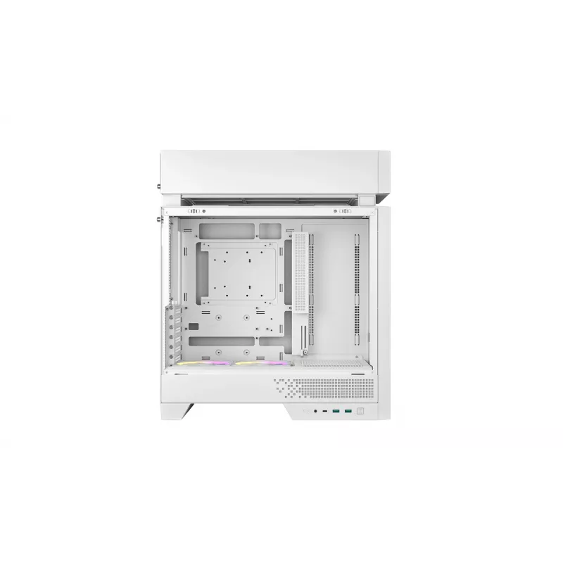 Caixa de PC DeepCool CL660 WH branca — ATX/Micro-ATX/Mini-ITX, vidro temperado, suporta fontes de alimentação ATX/PS2/SFX/SFX‑L