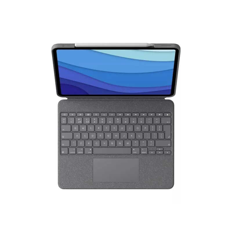 Logitech Combo Touch Teclado QWERTZ alemão Smart Connector grafite