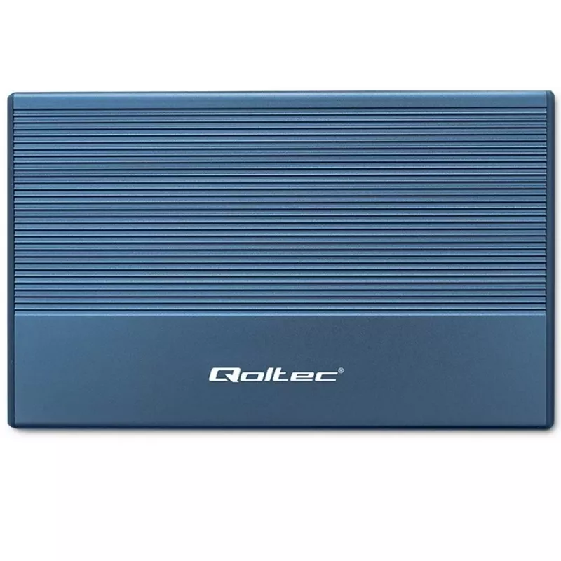 Caixa externa para SSD/HDD de 2,5 polegadas QOLTEC 52276 USB 3.0 SATA até 2 TB