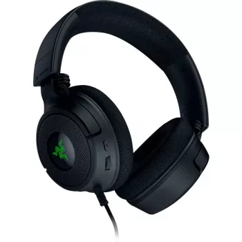 Razer Kraken V4 X - Headset com fios para gaming em PC (drivers TriForce de 40 mm, microfone cardioide retrátil, som surround 7.1, Chroma RGB para PC, consola e telefone)