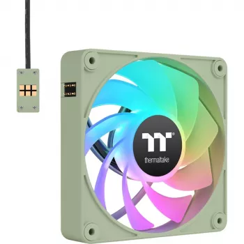 Ventoinhas de caixa Thermaltake CT120 EX Reverse ARGB Sync 120 mm pack de 3 – Matcha Green