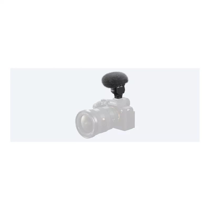 Microfone digital para máquina fotográfica Sony ECM-M1 preto