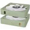Ventoinhas Thermaltake CT140 EX Reverse ARGB 140mm pack de 3 - Matcha Green