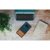 Capa para smartphone Man and Wood para Galaxy S10e — Denim preto capa protetora