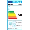 Forno de encastrar SIMFER 4207DERBB.1 — 47 L, multifunções, controlo manual, 45 cm, branco