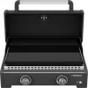 Plancha a gás Campingaz Onyx 2 2217205 — plancha de 2 queimadores com superfície de cozedura em ferro fundido