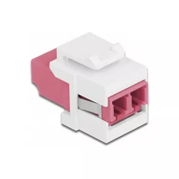 Módulo Keystone LC Duplex conector fêmea para LC Duplex conector fêmea DeLOCK 86818