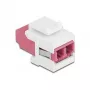 Módulo Keystone LC Duplex conector fêmea para LC Duplex conector fêmea DeLOCK 86818