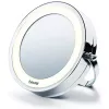 Espelho de maquilhagem iluminado Beurer BS59 diâmetro 11 cm prateado