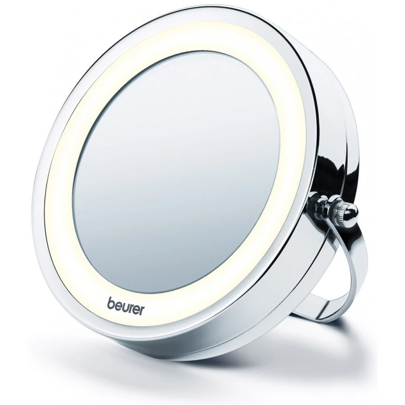 Espelho de maquilhagem iluminado Beurer BS59 diâmetro 11 cm prateado