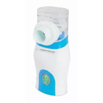 Inalador portátil ESPERANZA ECN005 — nebulizador de bolso compacto, 0,2 ml/min, 21 dB, USB, 2×AA