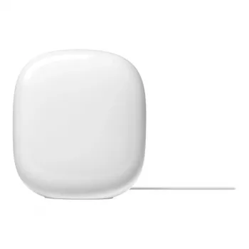 Google Nest WiFi Pro - Sistema Wi-Fi (Router) - até 120 m² - Rede - GigE, 802.11ax (Wi-Fi 6E) - 802.11a/b/g/n/ac/ax (Wi-Fi 6E) - Multi-Banda (GA03030-EU)