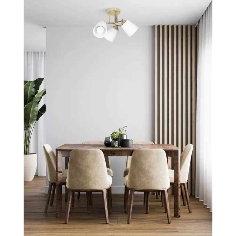 Activejet AJE-EMILY 3P GOLD E27 candeeiro suspenso 3x40W