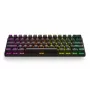 Teclado gaming mecânico STEELSERIES Apex Pro Mini Wireless — fator de forma 60%, USB + RF Wireless + Bluetooth, QWERTY US, preto