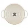 Assadeira redonda Le Creuset Signature 26cm Meringue (21177267164430)