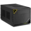 Caixa para PC Sharkoon SHARK ZONE C10 Mini-ITX preto, amarelo