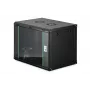 Armário de rack para montagem na parede DIGITUS Dynamic-N 9U, 600x450 mm (LxP), IP20, fechadura com chave, desmontado