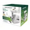 Esperanza EKM012E Meatball picadora de carne elétrica, 600 W, 3 discos de corte, acessórios para salsichas e kebbe, cinzento