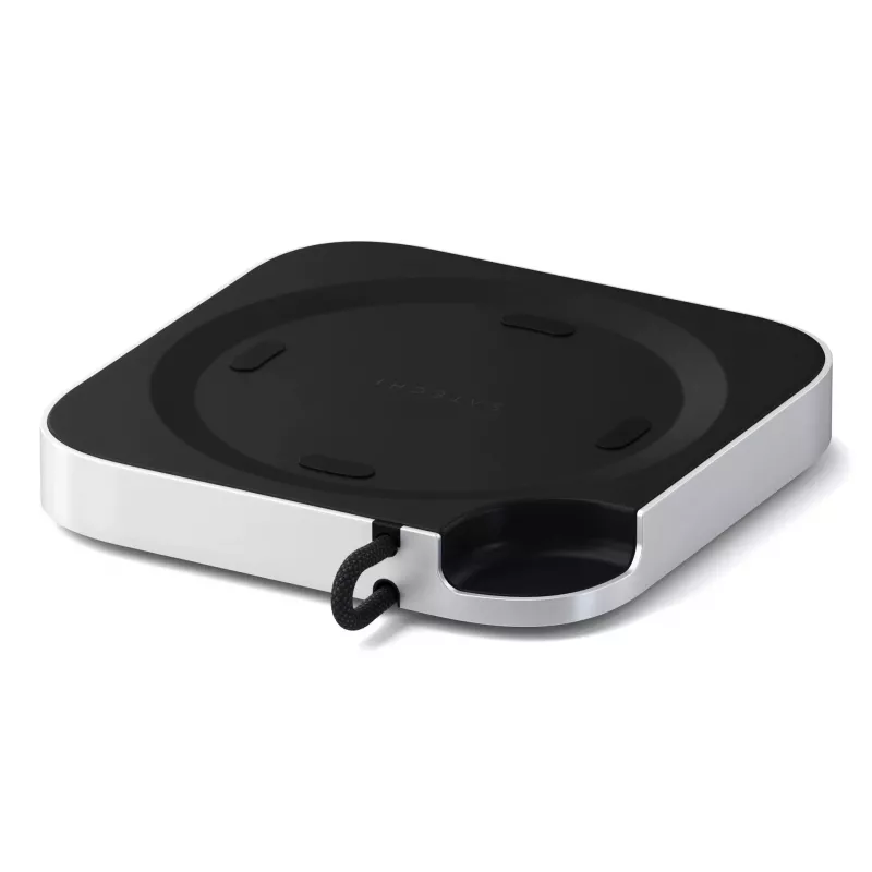 Dock para portátil/replicador de portas Satechi ST-GNMMES — hub USB 3.2 Gen 2 Type-C com fios, USB-A & SD, prateado