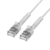 Cabo de rede Cat.6a U/FTP 1 Gbps em cobre, ponta quebrada, 5 m, branco