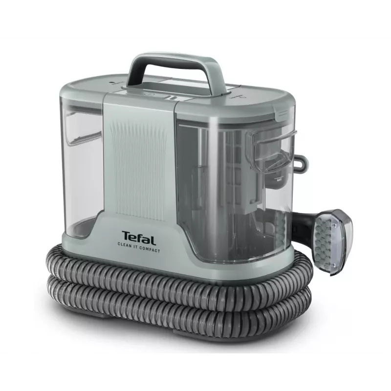 Limpa manchas portátil Tefal Clean It Compact Pet IZ3020F0 — aparelho manual para limpeza de estofos e manchas de animais