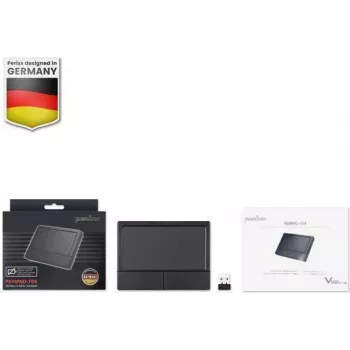 Perixx 11634 - preto - Windows 10, Windows 7, Windows 8 - 120 mm - 90 mm - 18,8 mm - 110 g (PERIPAD-704)