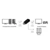Adaptador de cabo LogiLink CV0107 HDMI VGA preto (CV0107)