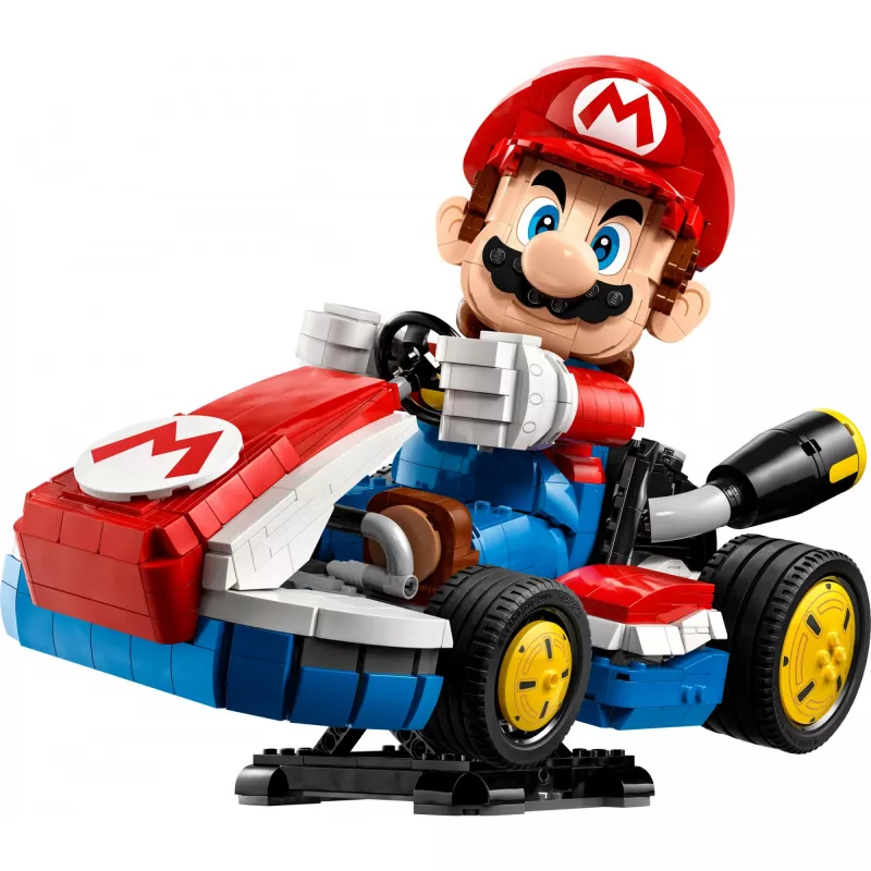 72037 Super Mario Mario Kart: Mario & Kart padrão, brinquedo de construção