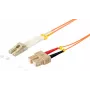 Cabo de fibra ótica ShiverPeaks S/CONN 3m LC/SC