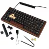 Teclado Sharkoon 100068081 Home USB QWERTZ alemão preto madeira 75%