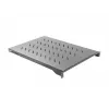 Prateleira para rack LANBERG AK-1010-B para armários de 19 polegadas, 1U, 482,6×750×45 mm, carga máx. 15 kg, preto