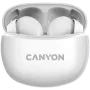 Auscultadores Bluetooth Canyon TWS-5, com microfone, BT V5.3 JL 6983D4, resposta de frequência: 20Hz-20kHz, bateria dos auscultadores 40mAh*2 + estojo de carregamento 500mAh, Type-C