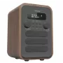 Denver DAB-48 cinzento rádio pessoal digital cinzento, madeira