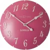 NeXtime Relógio 3084rz London Arabic, Ø34,5 cm, parede, rosa/branco