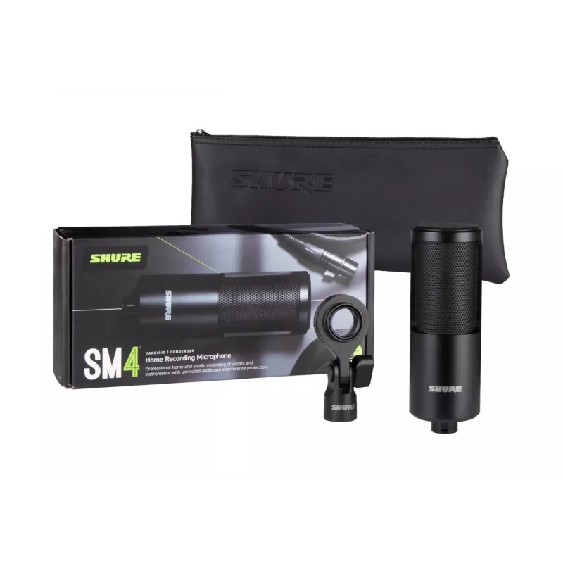 Shure SM4-K - microfone condensador, polarizado externamente