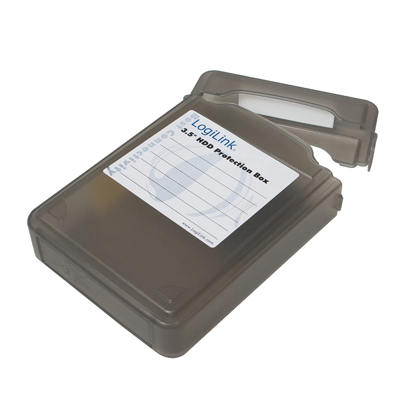 Estojo de proteção para disco rígido LogiLink capacidade 1 disco rígido (3.5
