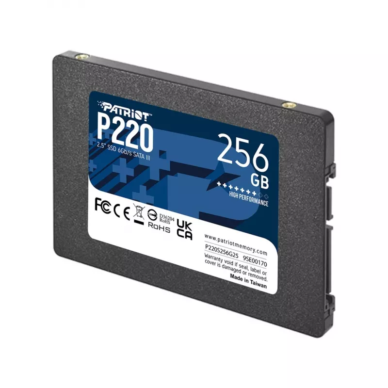 Unidade SSD Patriot P220 256 GB 2,5 polegadas SATA III