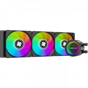 Xilence XC997 Sistema de refrigeração para computador kit de refrigeração líquida para processador 12 cm preto 1 unidade
