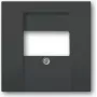BUSCH JAEGER 1710-0-3903 - Preto - convencional - Qualquer marca - 63 mm - 63 mm - 1 unid.