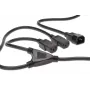 Digitus ASSMANN - Distribuidor de energia (250 V CA) - IEC 320 EN 60320 C14 - IEC 320 EN 60320 C13 - 1.7 m - moldado - Preto (AK-440400-017-S)