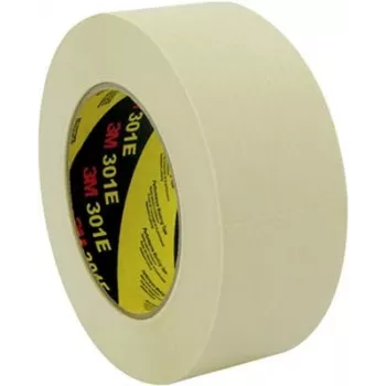 Fita crepe 3M 301E 72 mm x 50 m, fita de mascarar para proteção geral de superfícies