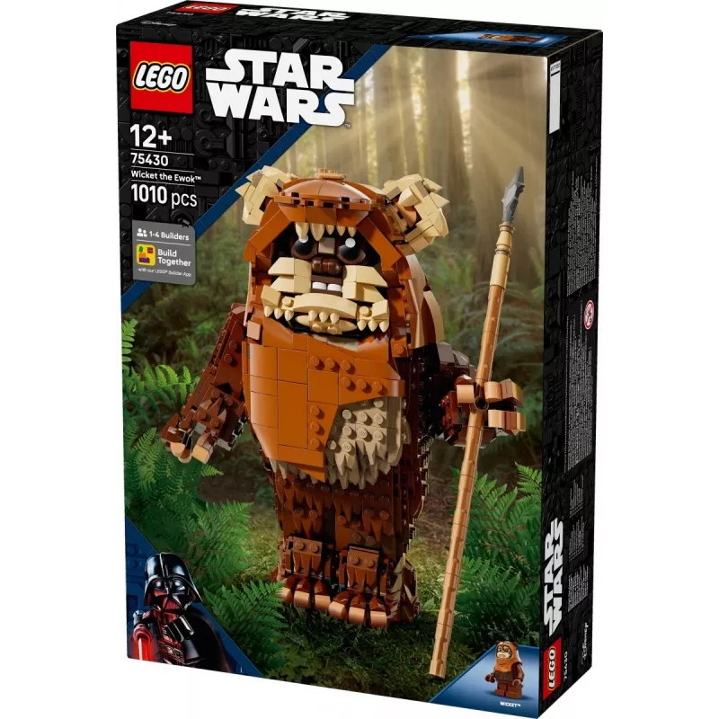 LEGO Star Wars Construct Wicket the Ewok 75430 conjunto de construção — 1010 peças, modelo de 230 mm, idade 12+