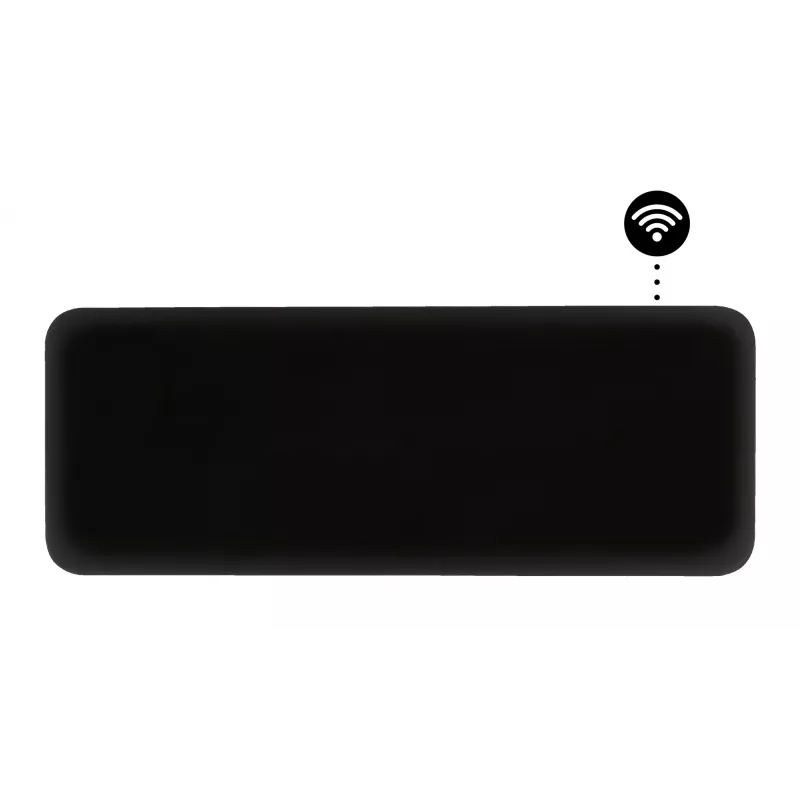 Aquecedor elétrico Mill Invisible Smart WiFi Heater 1300W para divisões até 19 m² preto IPX4
