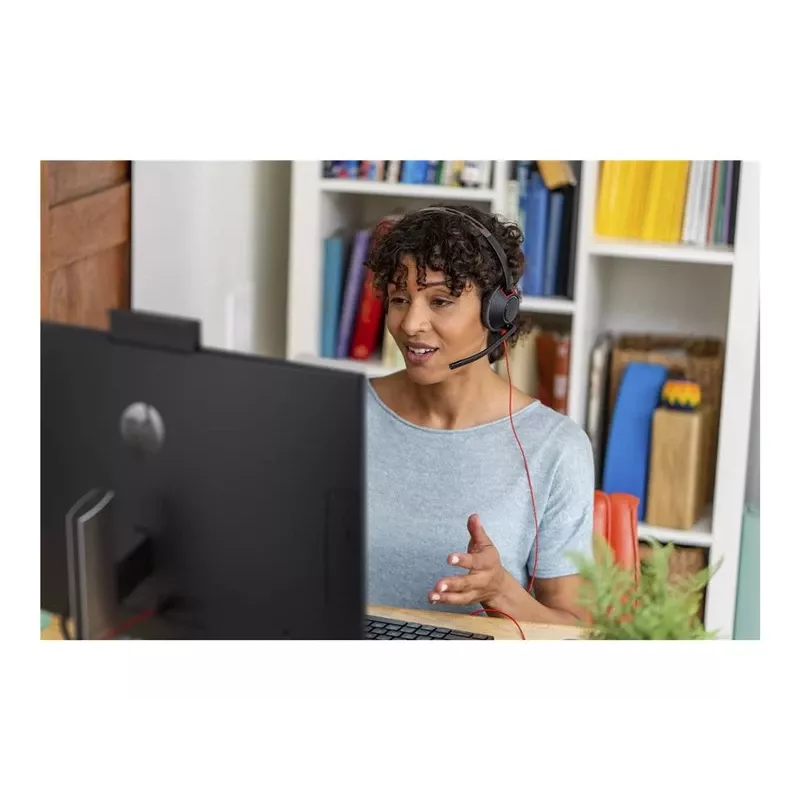 Headset POLY Blackwire C5220 com fios USB-C para escritório e call center
