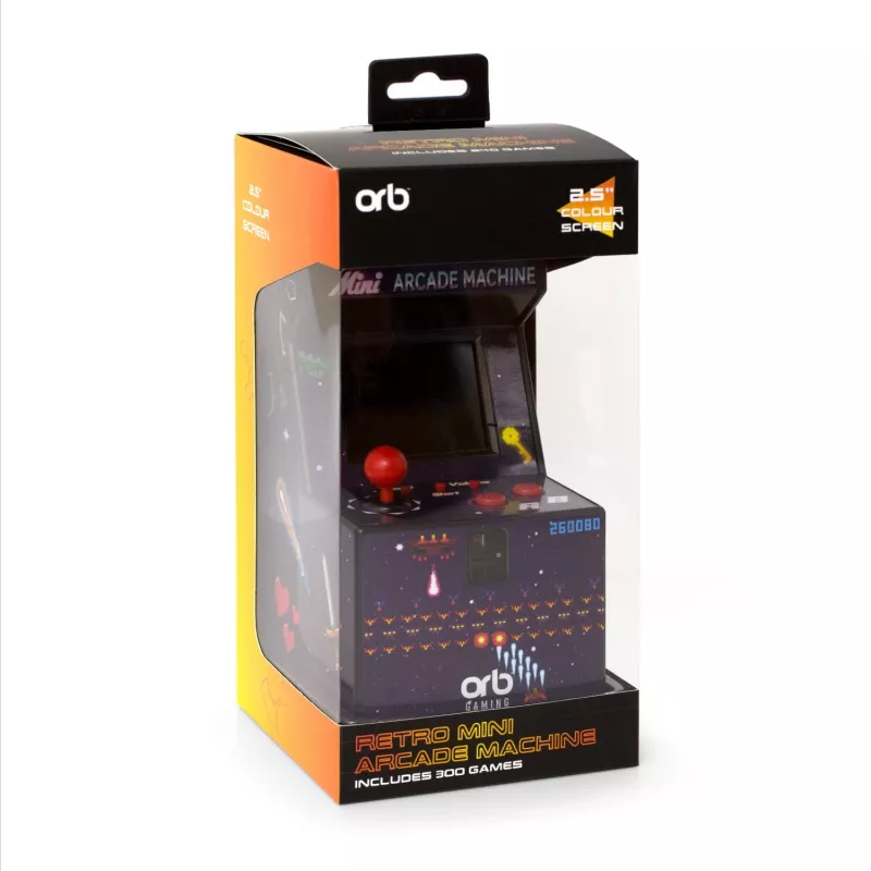 Máquina de arcada mini Thumbs Up ORB, armário de arcada vertical, rapaz/rapariga, 6 anos, 6,35 cm, TFT, multicolor