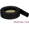 Tubo termorretrátil DeLOCK 18943 preto 5 m 2,2 cm
