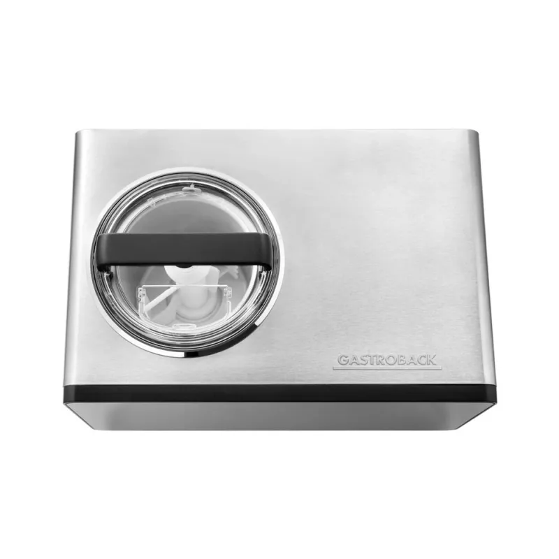 Máquina de gelo tradicional Gastroback Design Advanced Control 1,5 L 150 W preta Satin steel