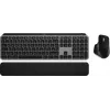 Logitech MX Keys S Combo para Mac, sem fios, conjunto de teclado e rato layout DE, teclas e funções otimizadas para macOS