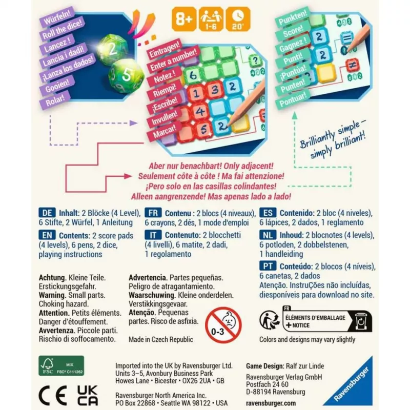 Brilliant, jogo de dados